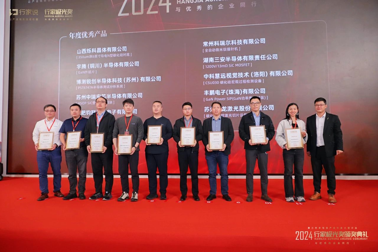 钧联电子荣获2024行家极光奖年度优秀产品