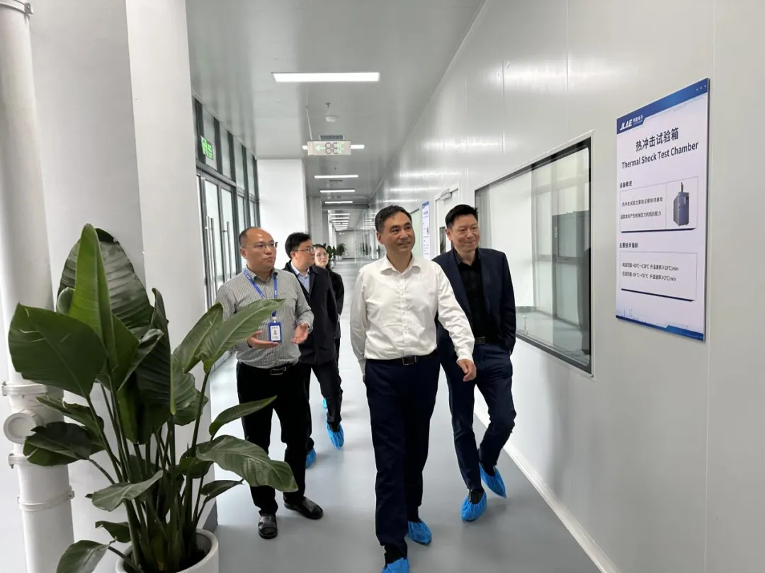 合肥产投集团董事长江鑫调研钧联电子
